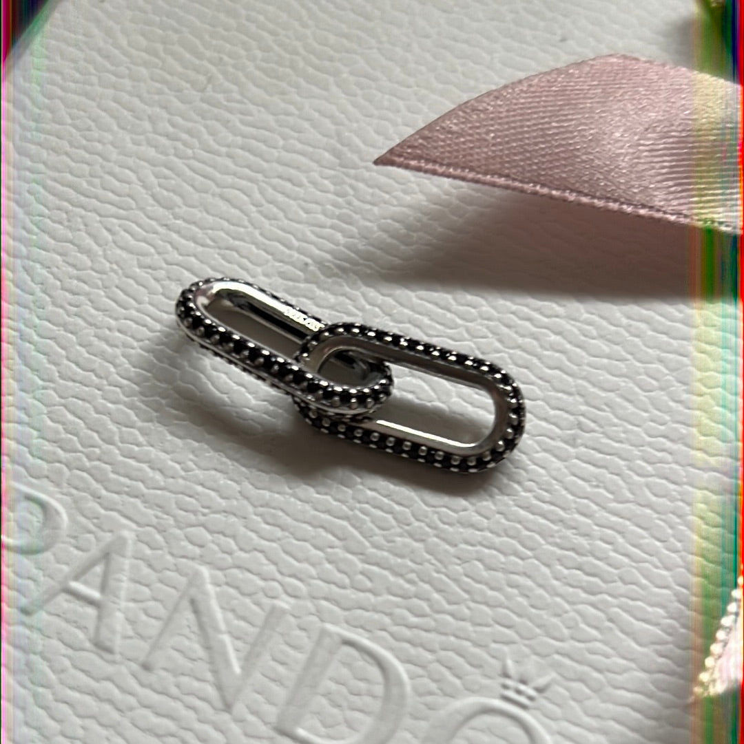 Genuine Pandora Me Essence Black Pave Chain Link