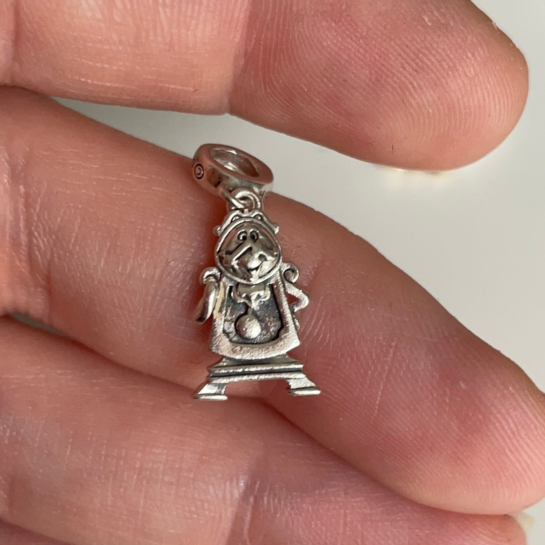 Genuine Chamilia Cogsworth Beauty and the Beast Dangle Charm