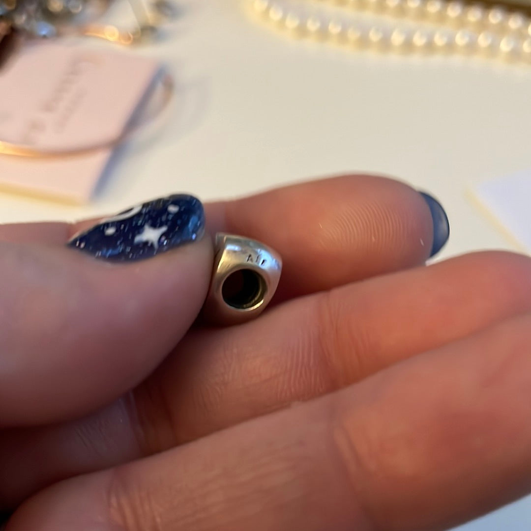Genuine Pandora Heart With Stone Wife Charm