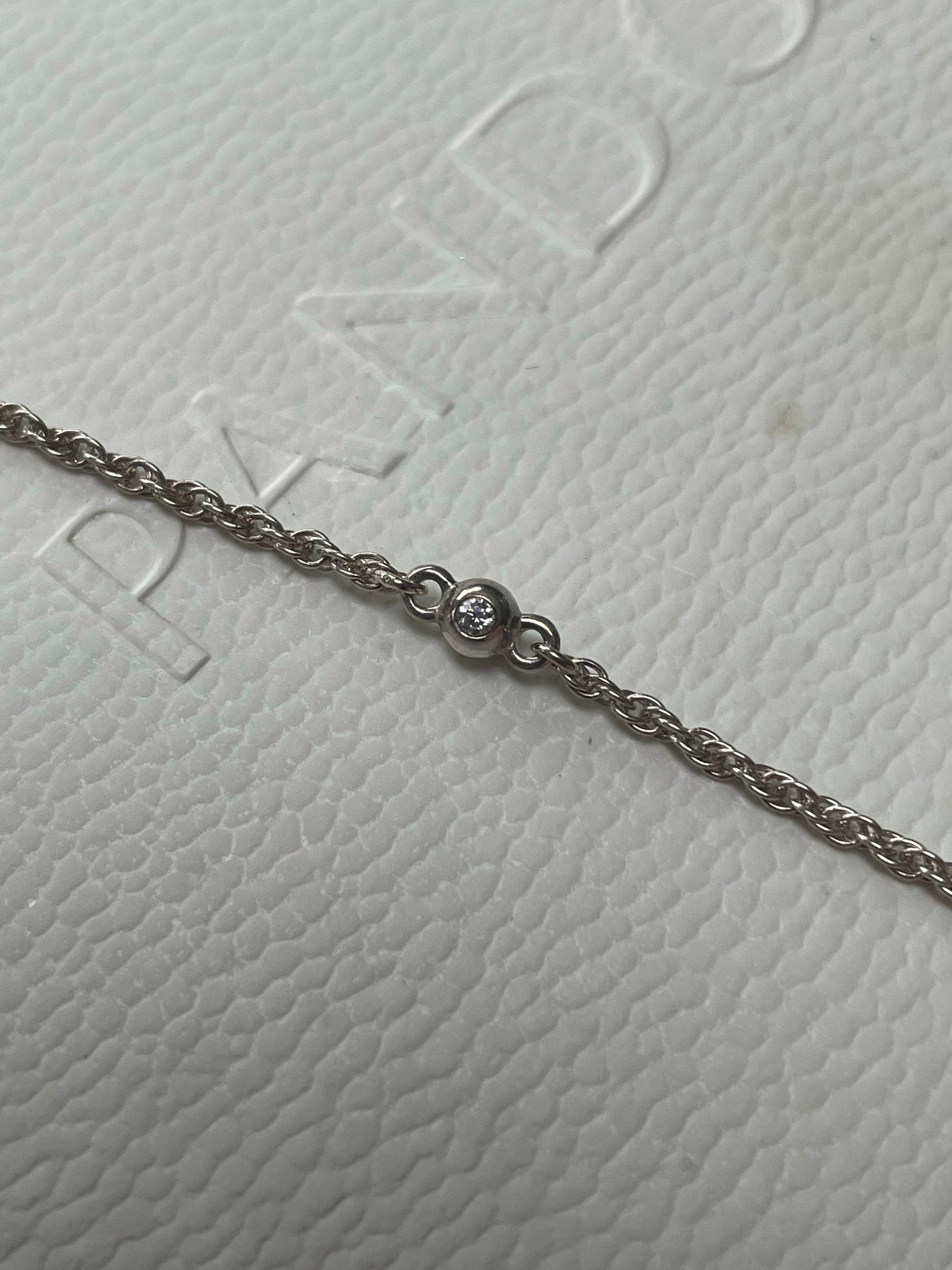 Genuine Pandora 90cm drop cz Chain Necklace