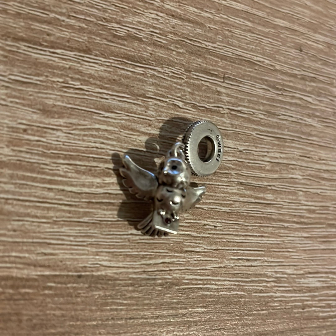Genuine Pandora Harry Potter Hedwig Owl with Letter Charm