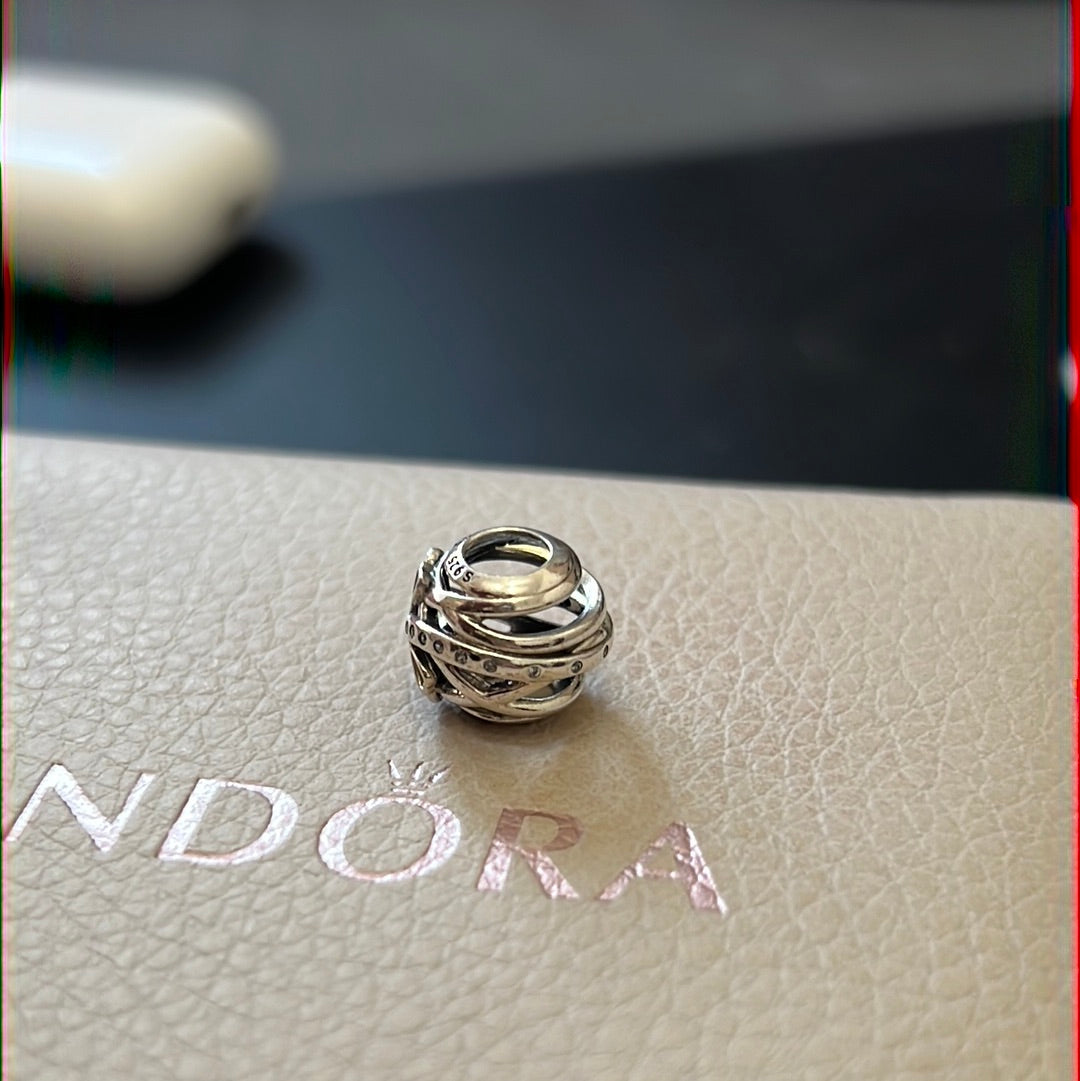 Genuine Pandora Openwork Pave Dragonfly