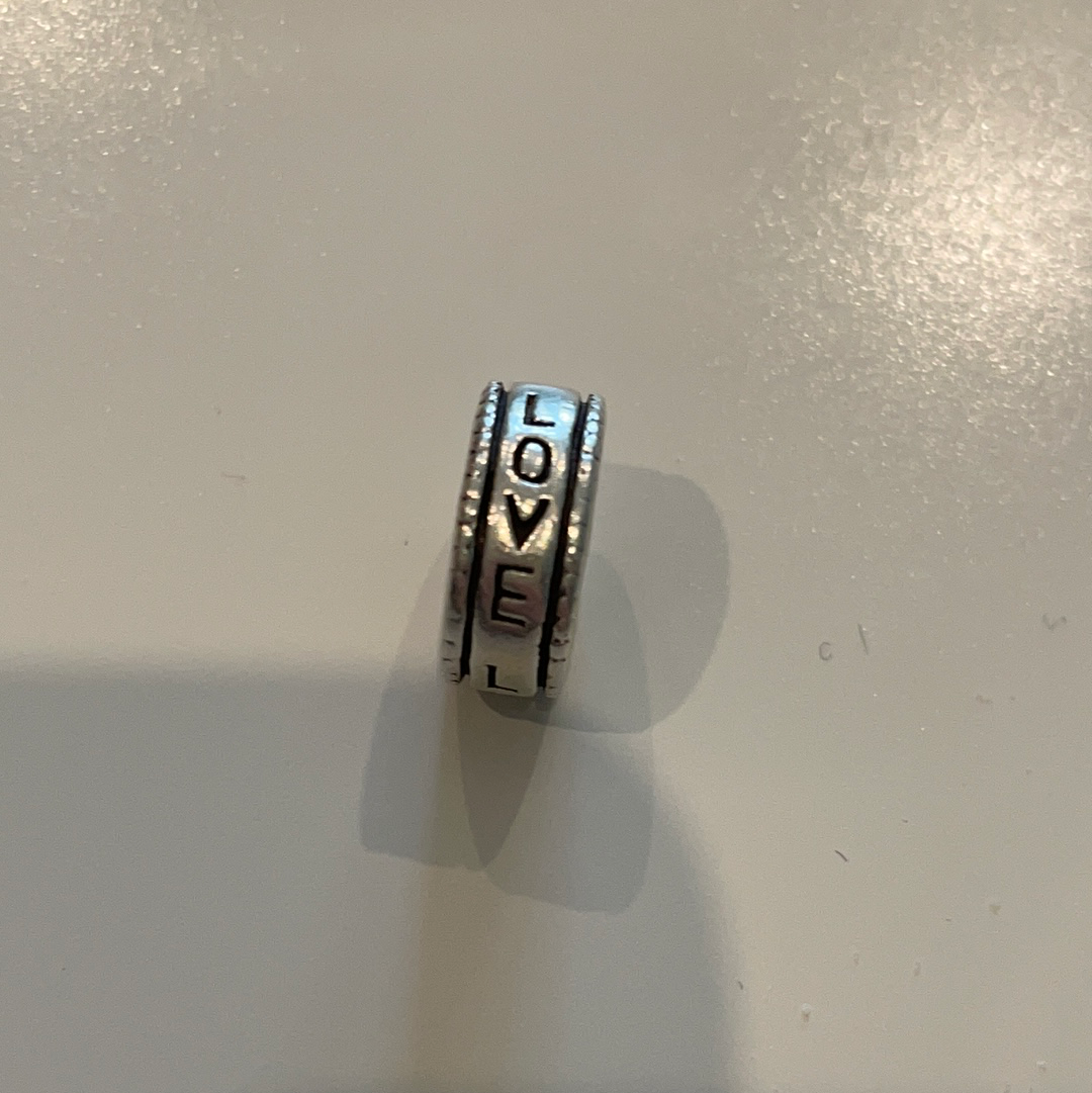 Silver LOVE Spacer