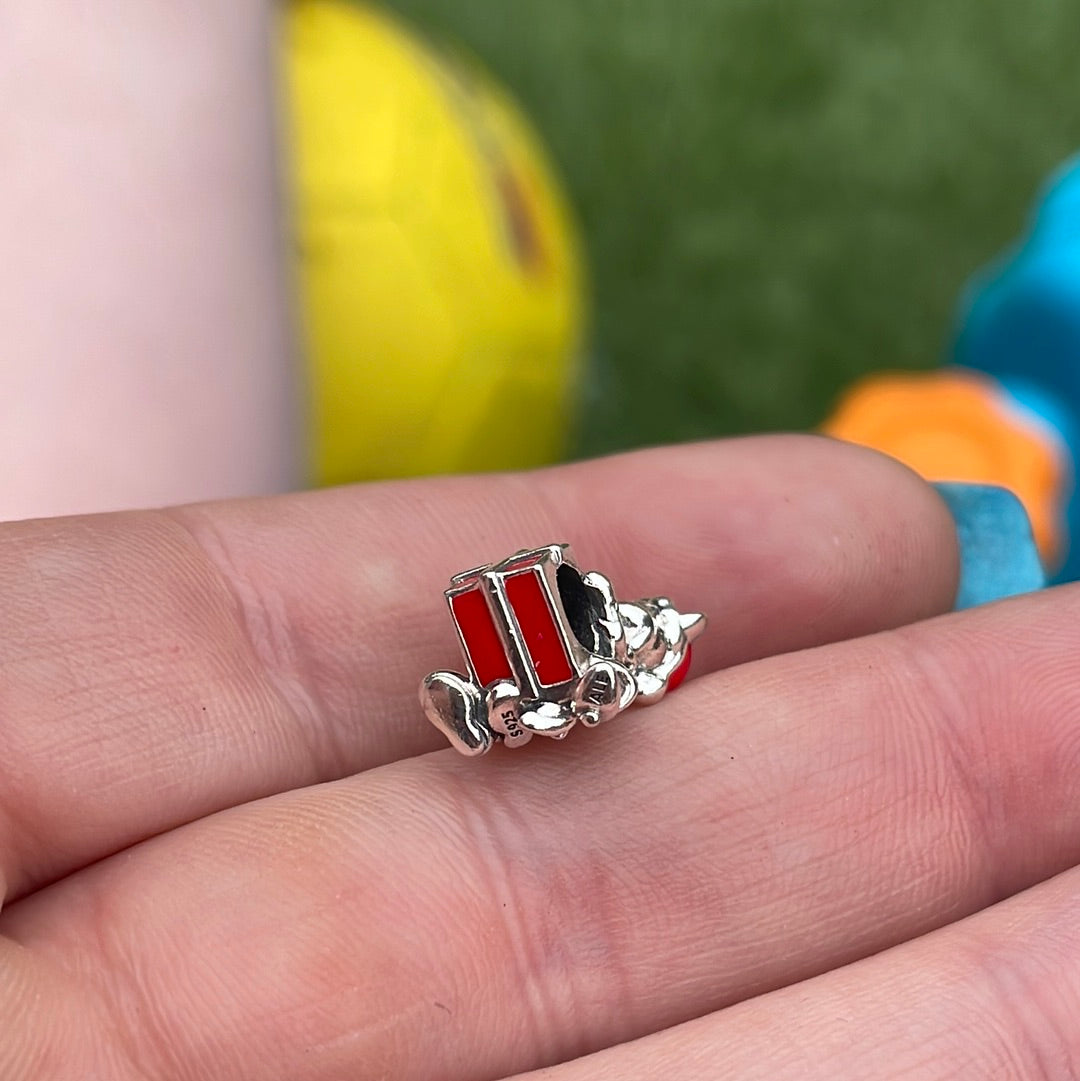 Genuine Pandora Mickey and Minnie Christmas Enamel Disney Charm