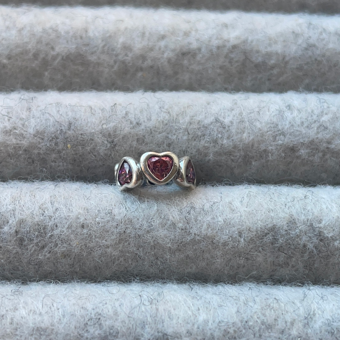 Genuine Heart Pearl Stone Spacer CHOICE