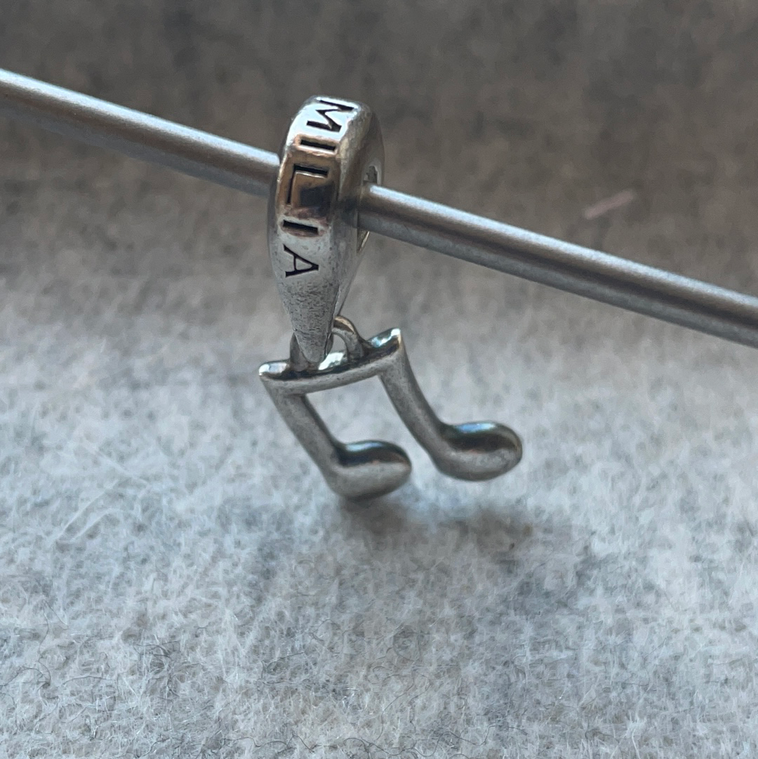Genuine Chamilia Dangle Musical Note Charm