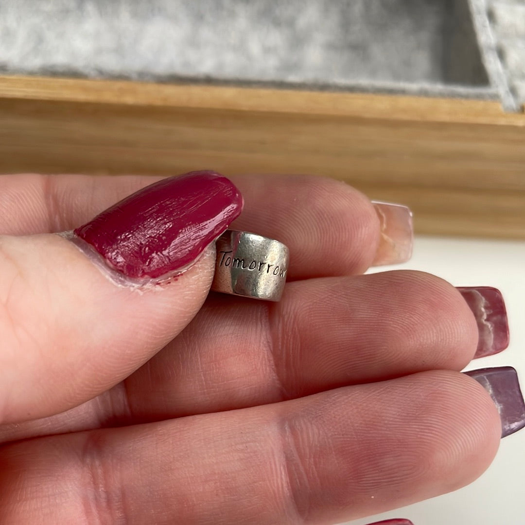 Genuine Chamilia Scroll Today Tomorrow Forever Charm