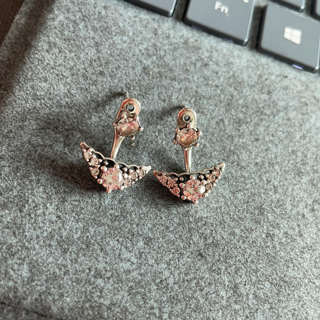 Genuine Pandora Fairy-tale Tiara Regal Stud Earrings Dangle