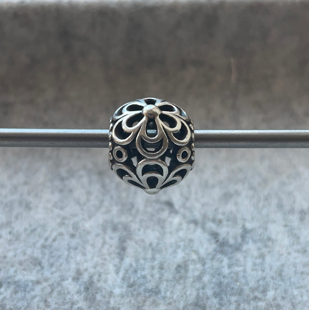 Genuine Pandora Large Flower Openwork Charm