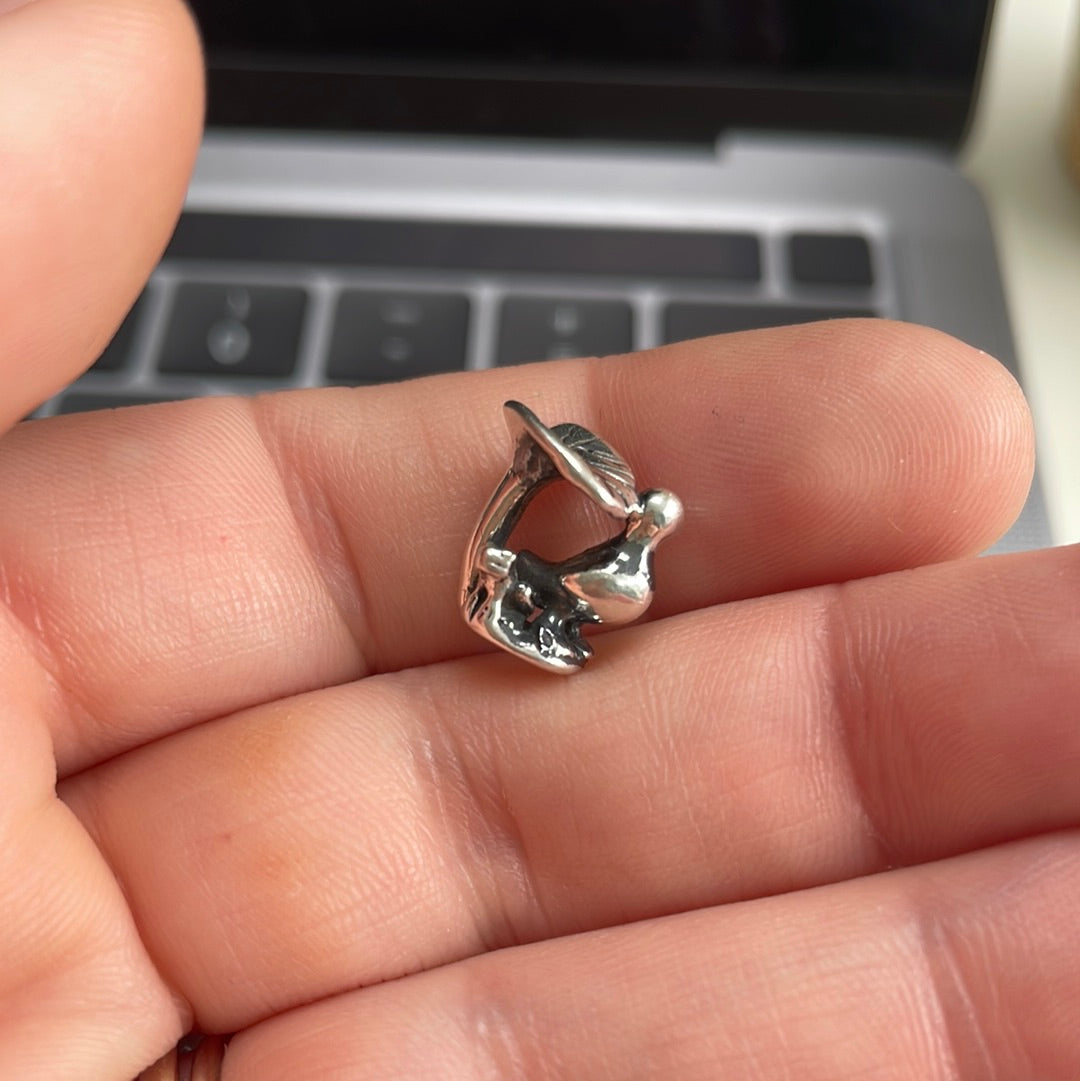 Genuine Trollbeads Duck Duckling Under a Lear Charm