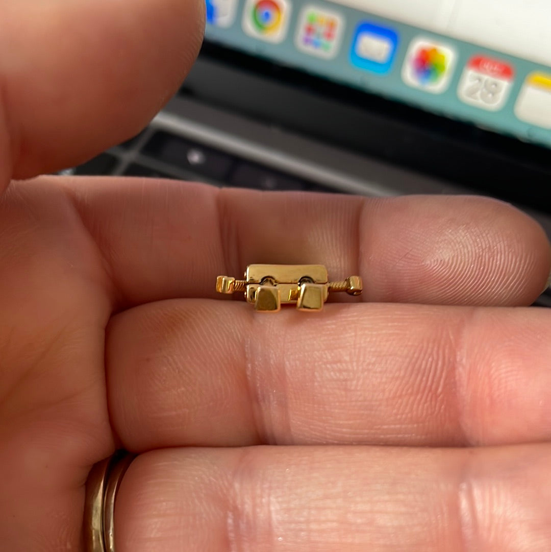 Genuine Pandora Shine Gold Bella Bot Charm