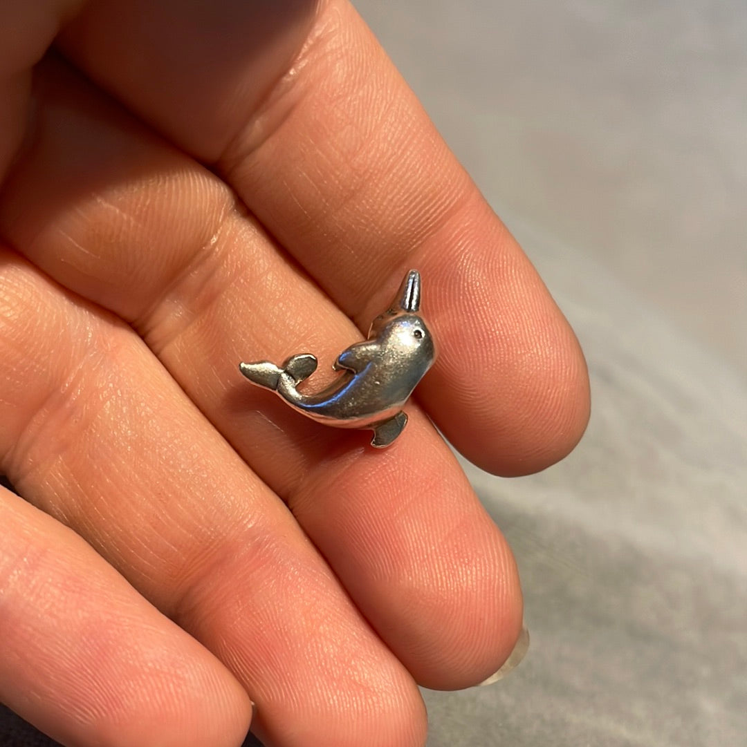 Sterling Silver Dolphin Sea Animal Charm