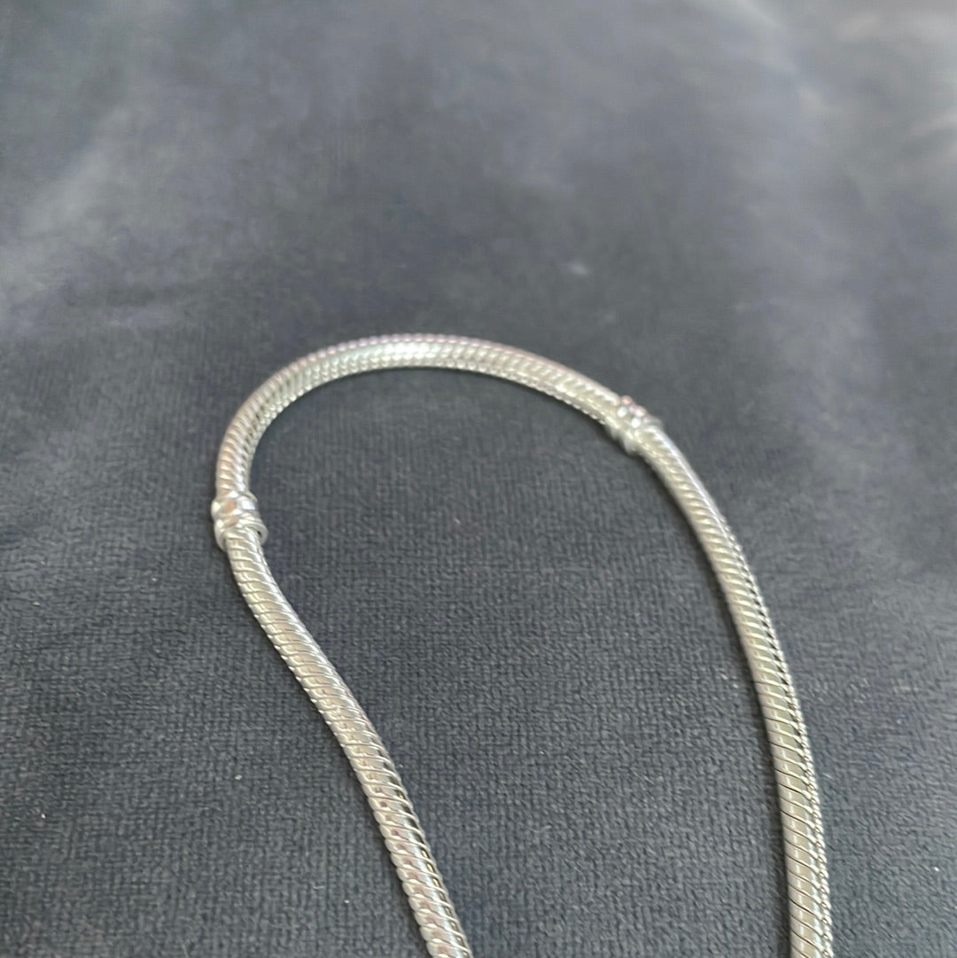 Genuine Pandora Heart Carrier Clasp Bracelet 23cm