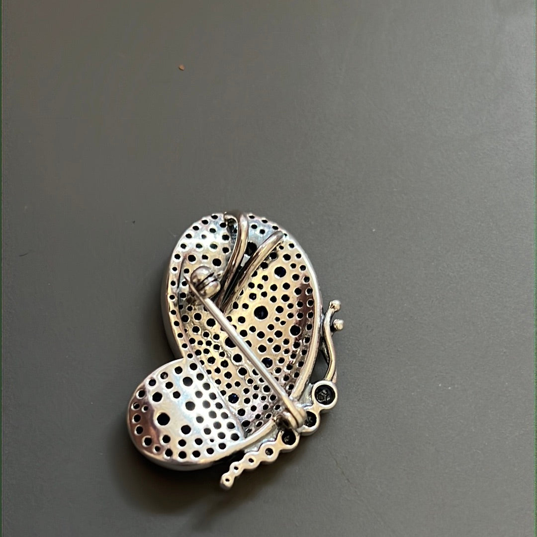 Genuine Pandora Dazzling Blue Butterfly Brooch