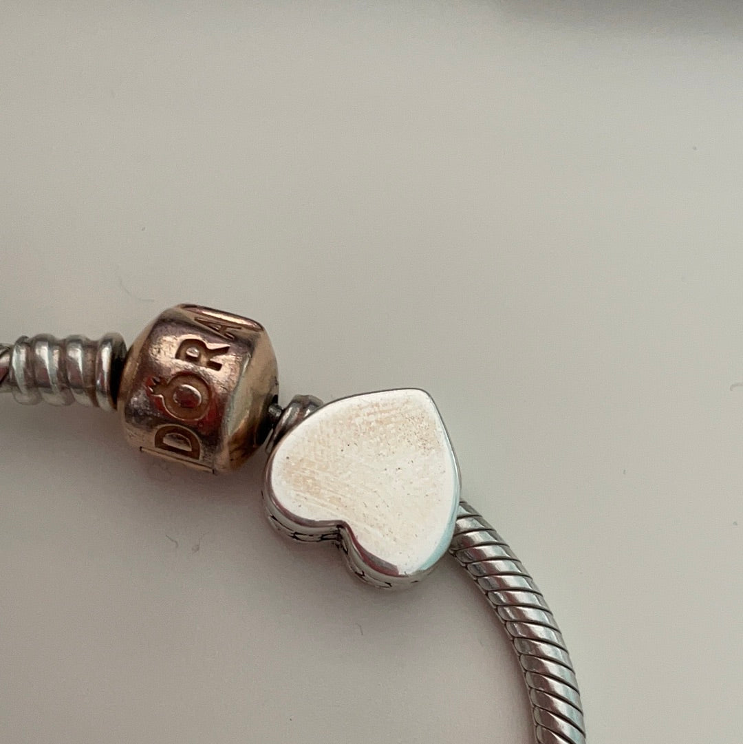 Genuine Pandora Barcelona Heart Travel Heart Charm Spain