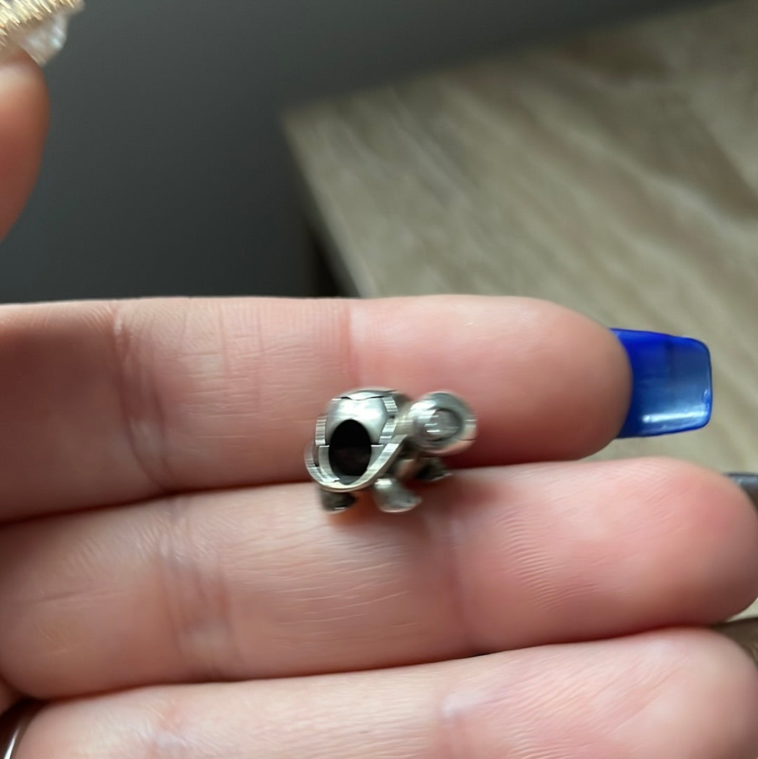 Genuine Pandora Clear Stoned Eyes Turtle Animal Charm