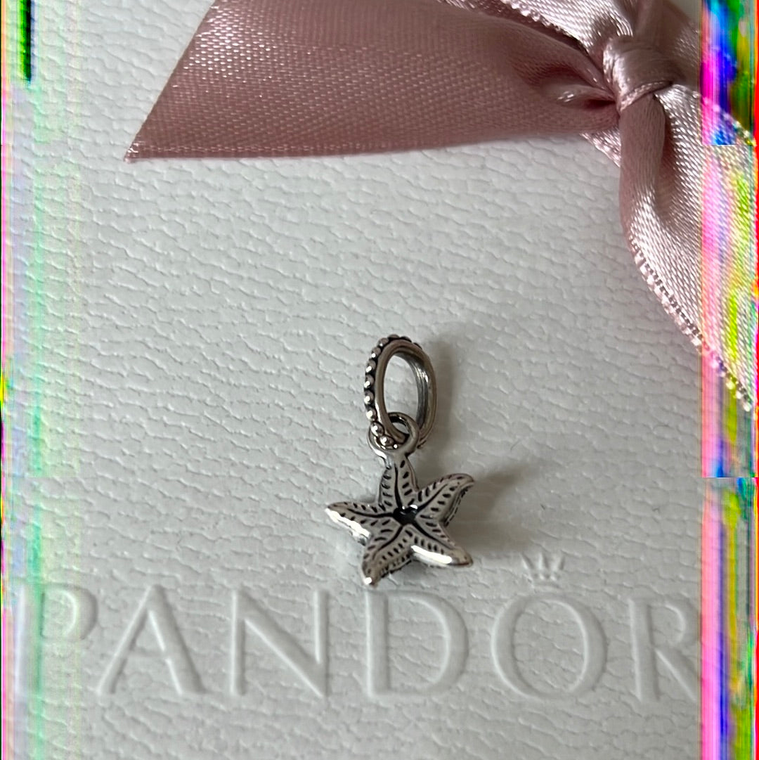 Genuine Pandora Beautiful Starfish Dangle Charm