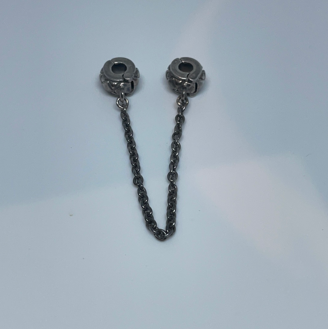 Genuine Chamilia Silver Clip Safety Chain