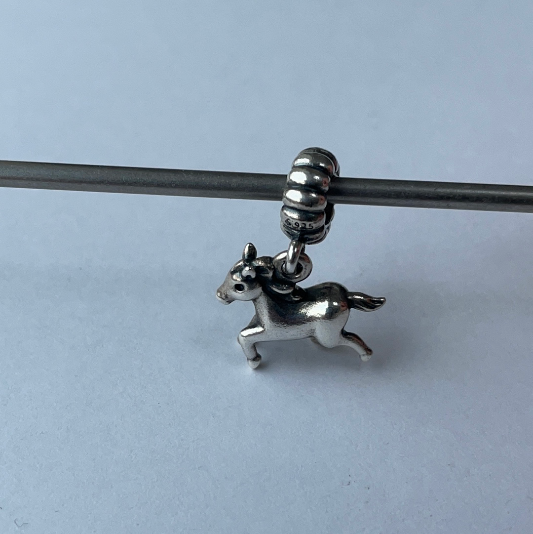 Genuine Pandora Horse / Pony Running Dangle Charm