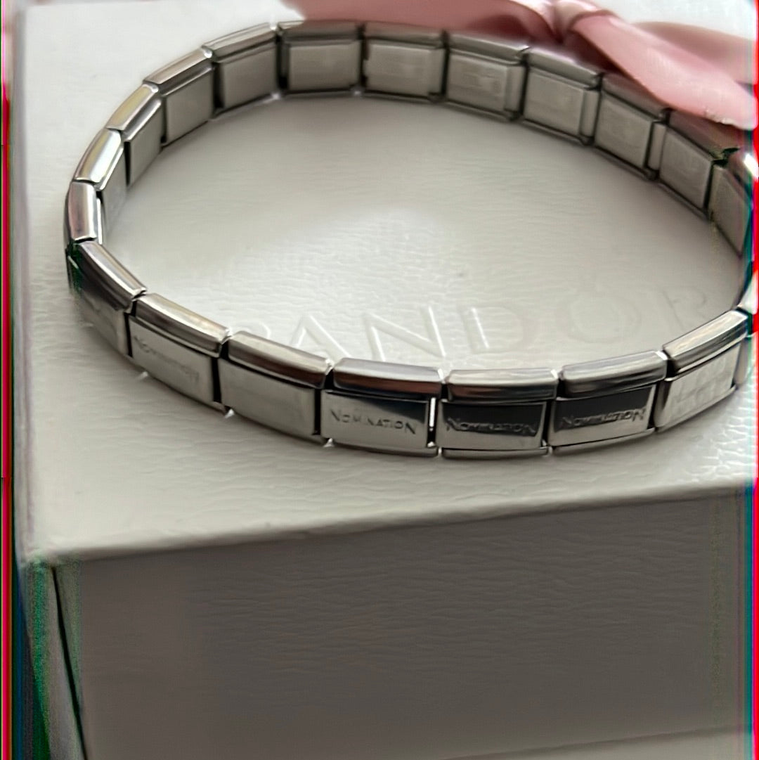 Genuine Nominations Silver Link Bracelet