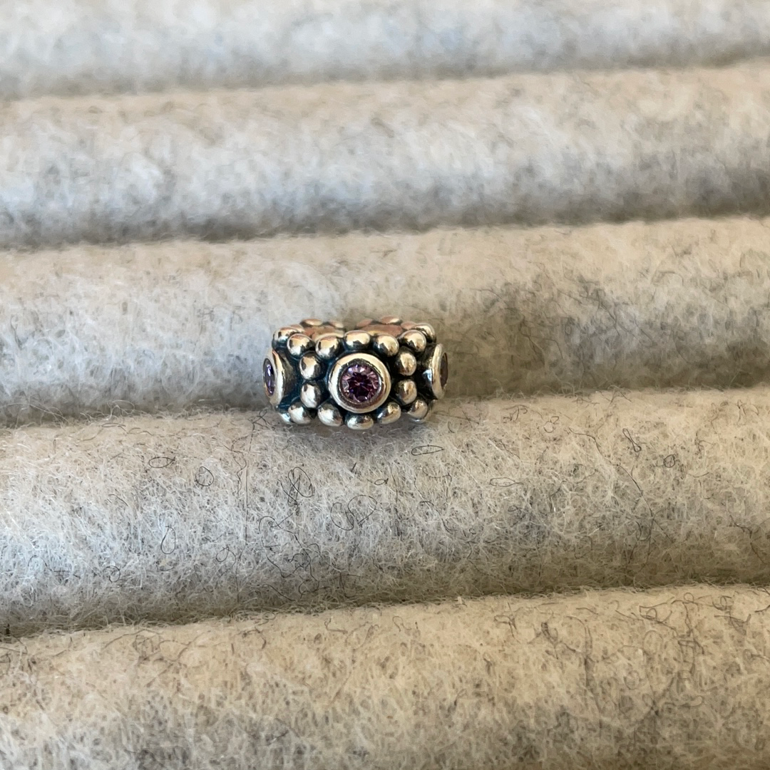 Genuine Pandora Her Majesty's Stone Spacer CZ Pave Spacer 2 Varieties