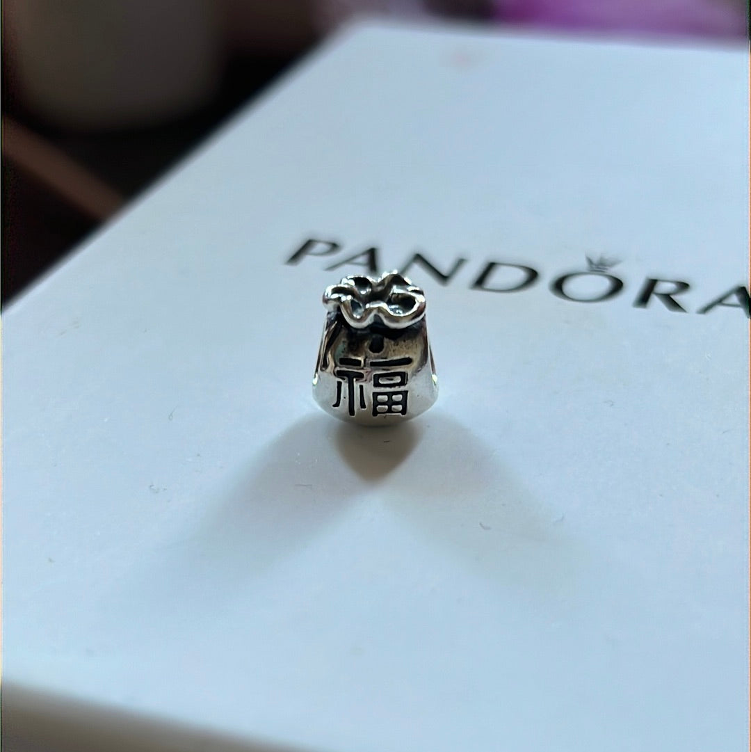 Genuine Pandora Money Bag Hong Bao RARE Charm HTF