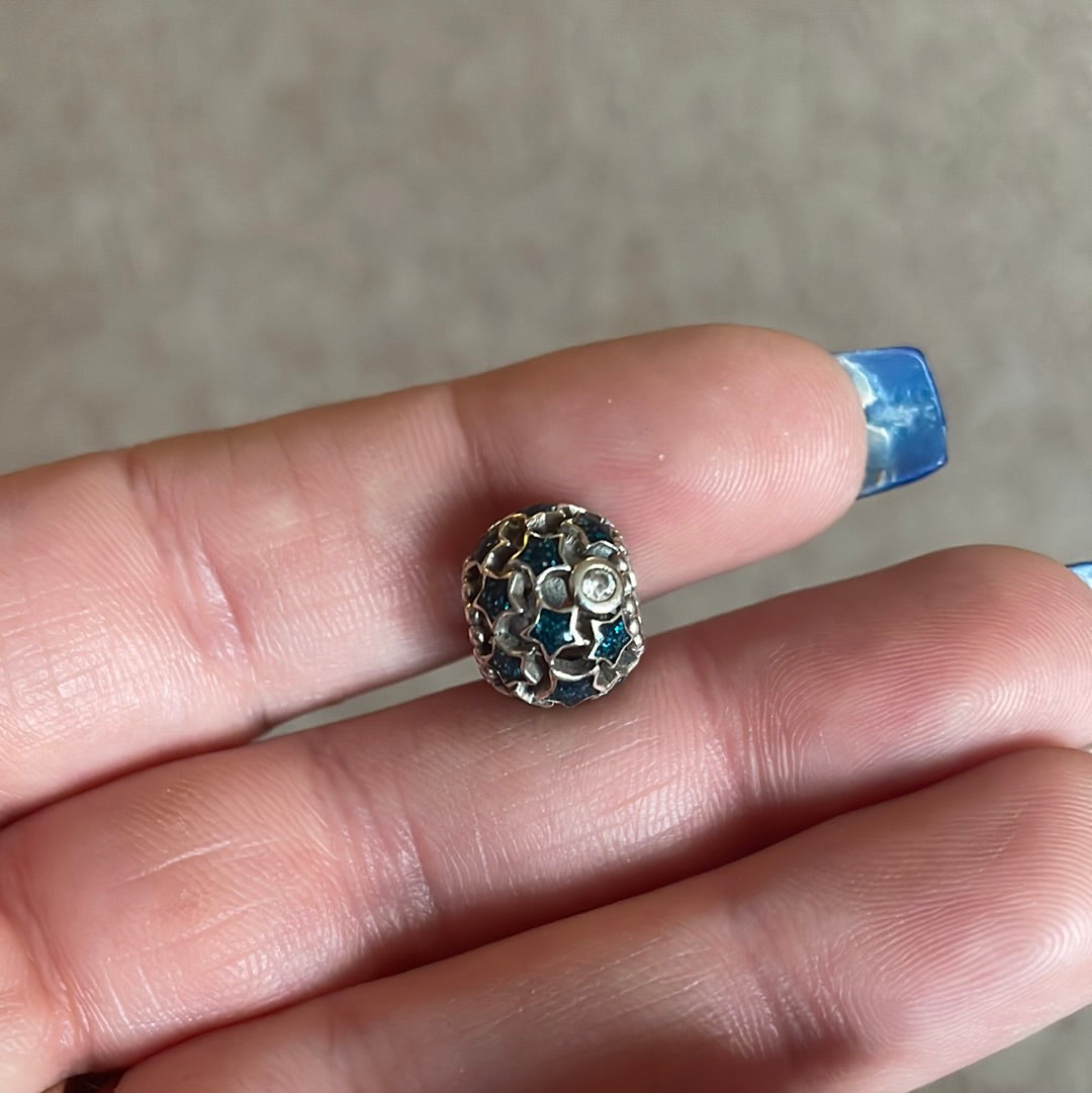 Copy of Pandora Illuminating Stars Sky Two Tone Gold Star Charm Openwork