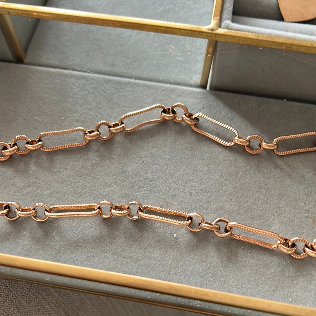 Genuine Abbott Lynn Rose Gold Chain 40cm New Necklace