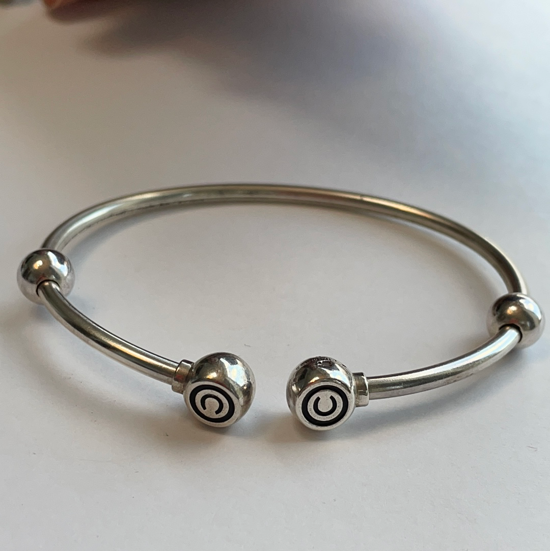 Genuine Chamilia Open Torque Bangle Size Extra Large 21cm