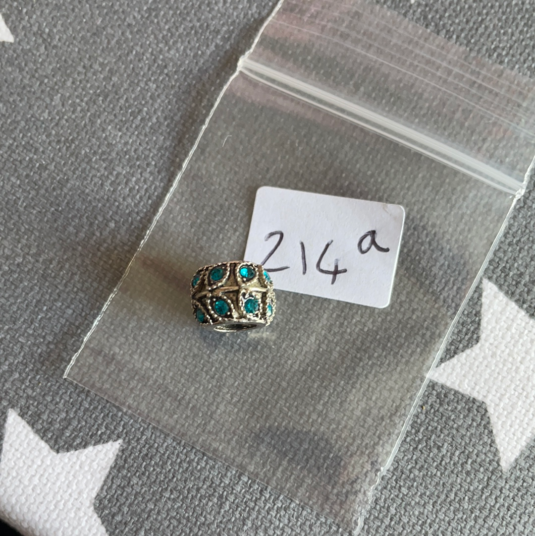 Unbranded Blue Green Leaves Charm Cute