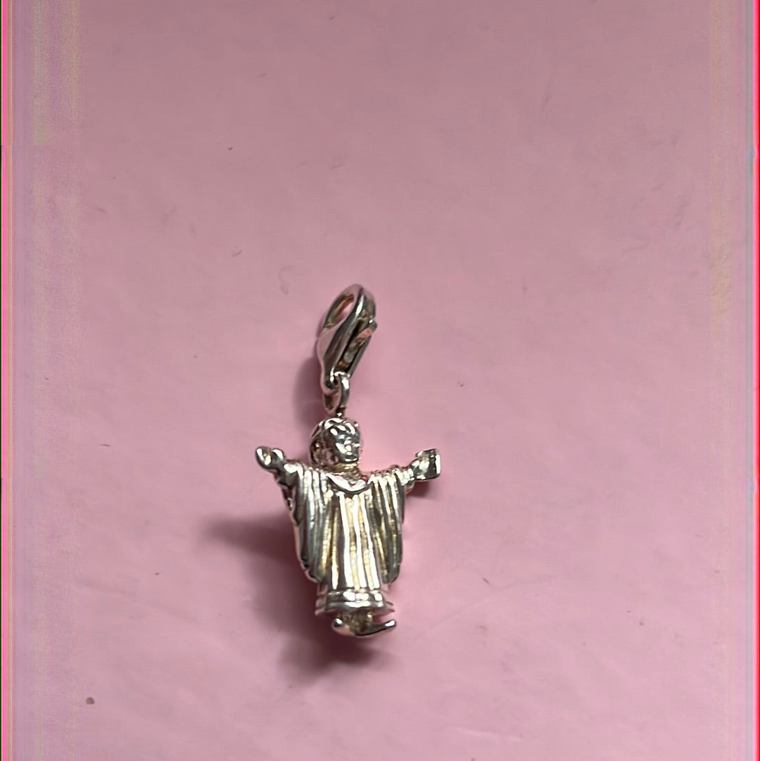 Genuine Thomas Sabo Sterling Silver Dangle Angel Choirboy Jesus Charm
