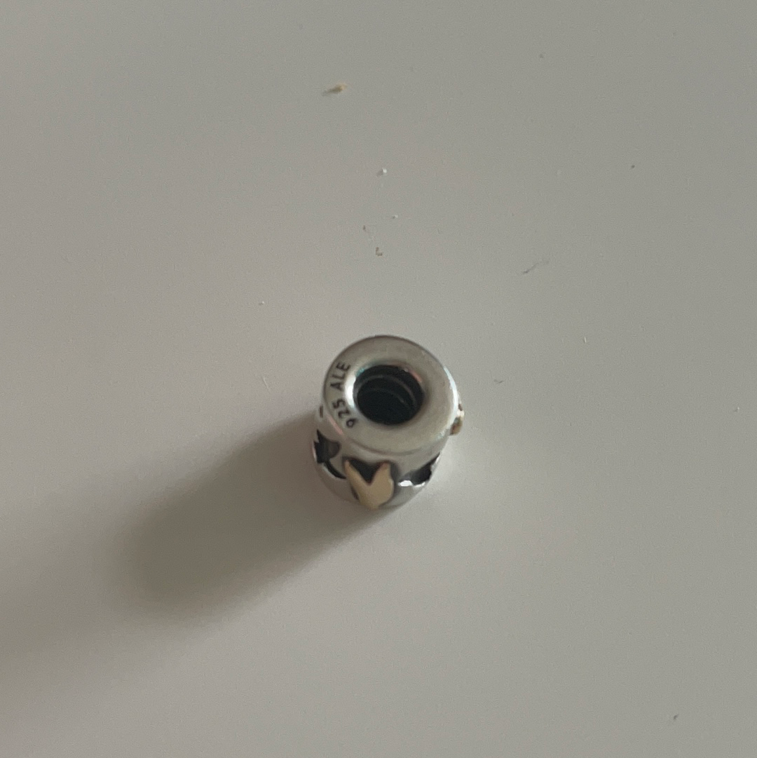 Genuine Pandora Two Tone Birds Freedom Nightingale Charm