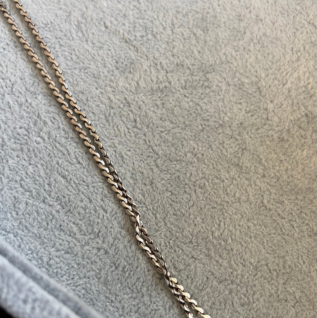 Sterling Silver Belcher / Cable Necklace Chain 55cm