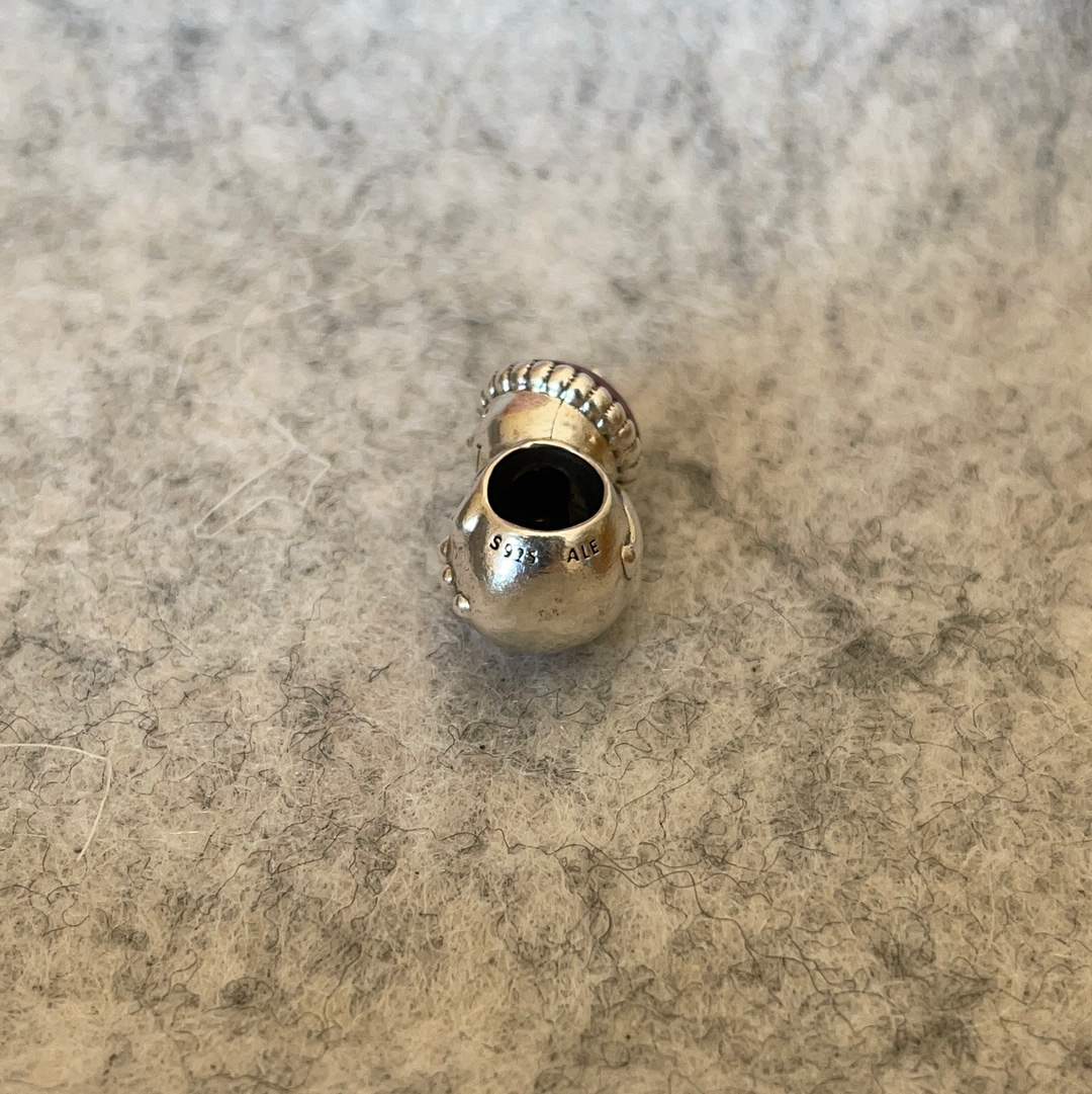 Genuine Pandora Snowman Christmas Enamel Red Hat Charm