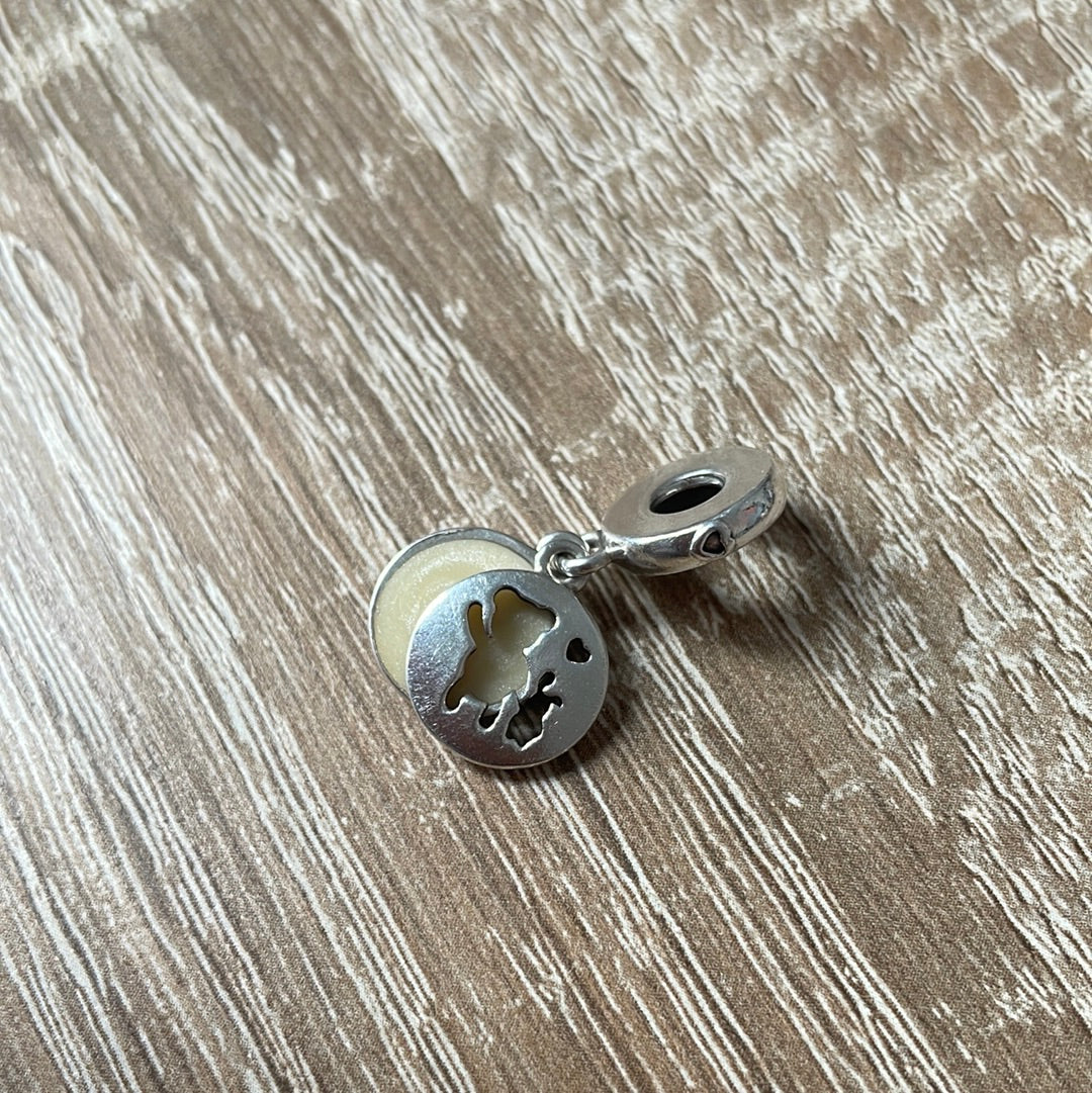 Genuine Pandora Teddy Bear and Rabbit Dangle Charm Better With You