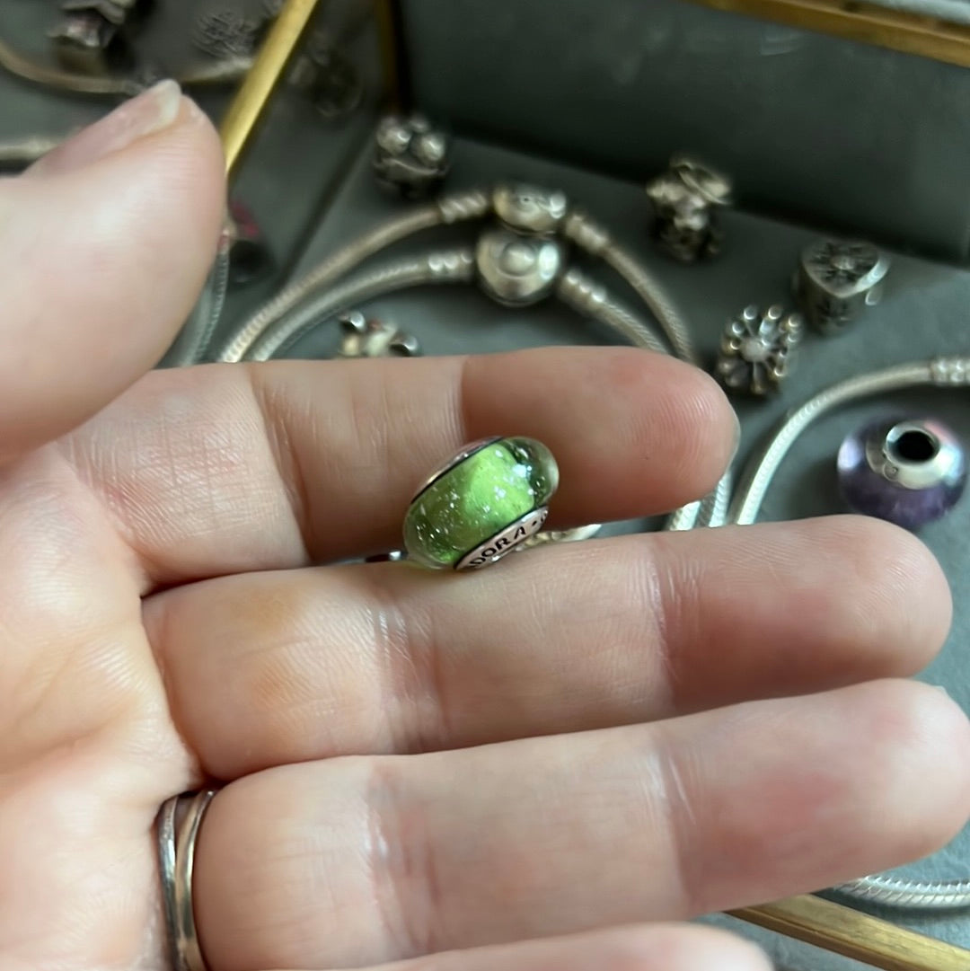 Genuine Pandora Disney Princess Murano Tinkerbell
