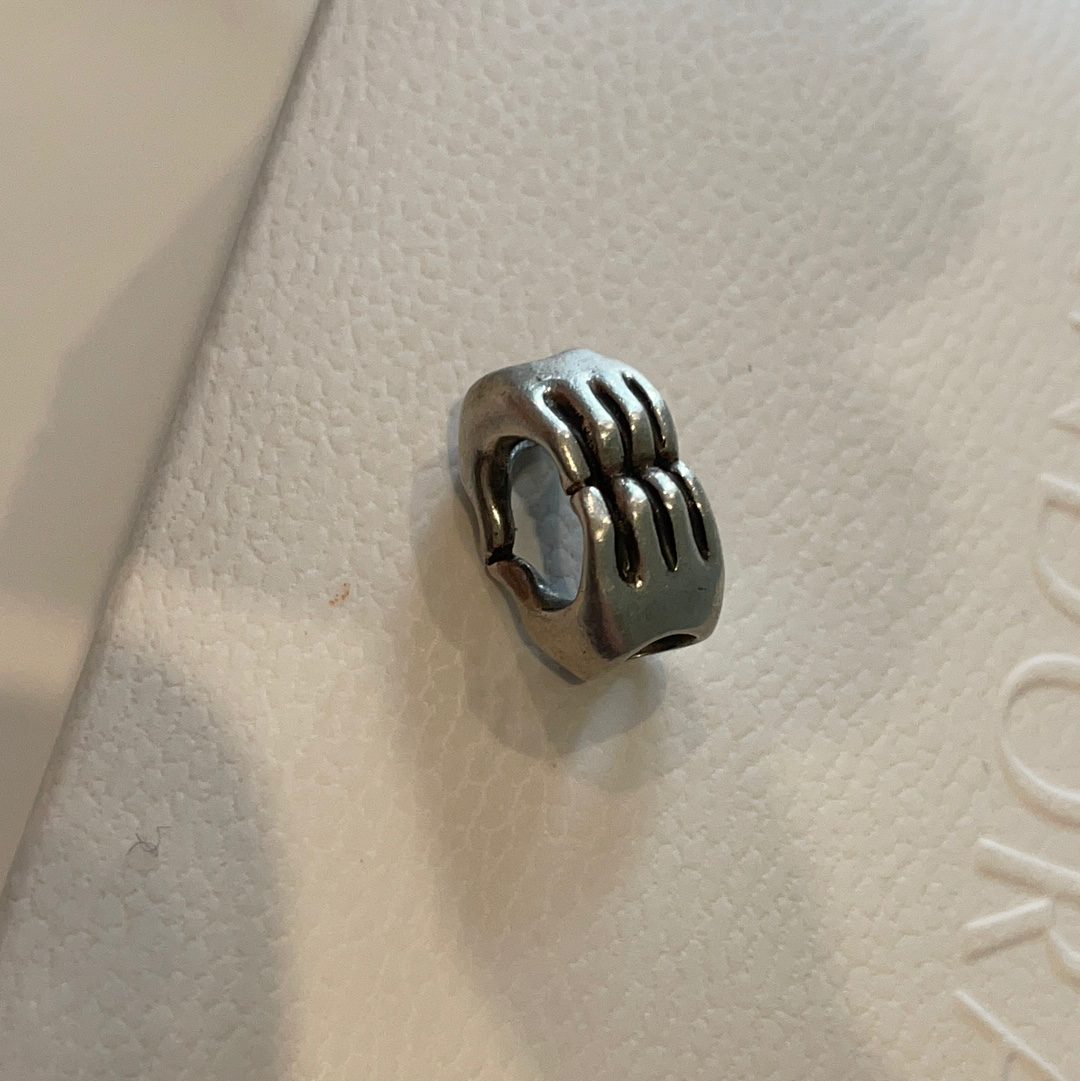 Sterling Silver Love Heart Hands  Charm