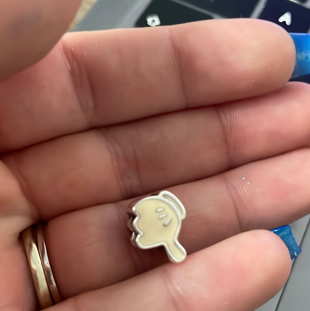 Genuine Pandora Disney Enamel Mickey Hand Glove Thumbs Up Charm