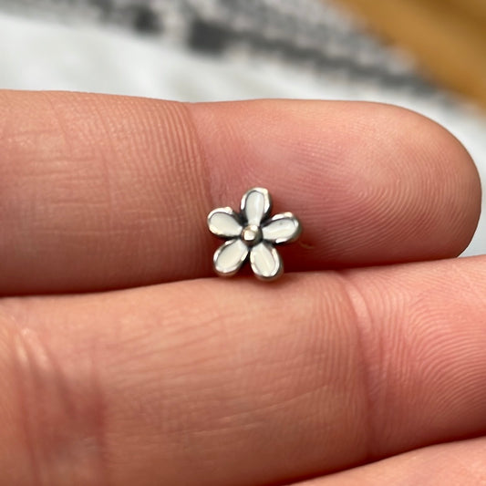 Genuine Pandora Enamel Daisy flower Petite Charm