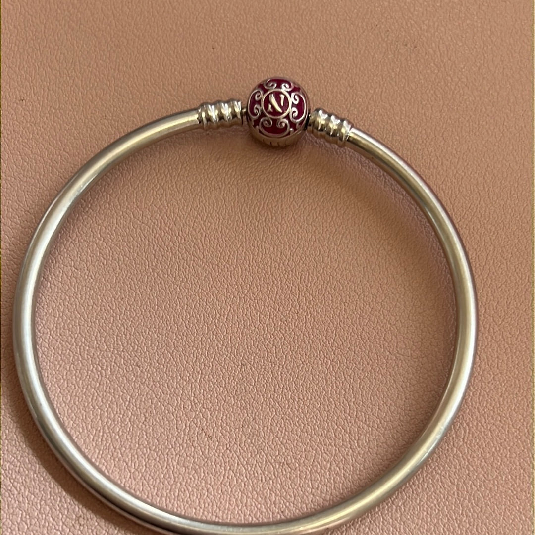 CNINA QUEEN Pink Enamel Bangle 19cm