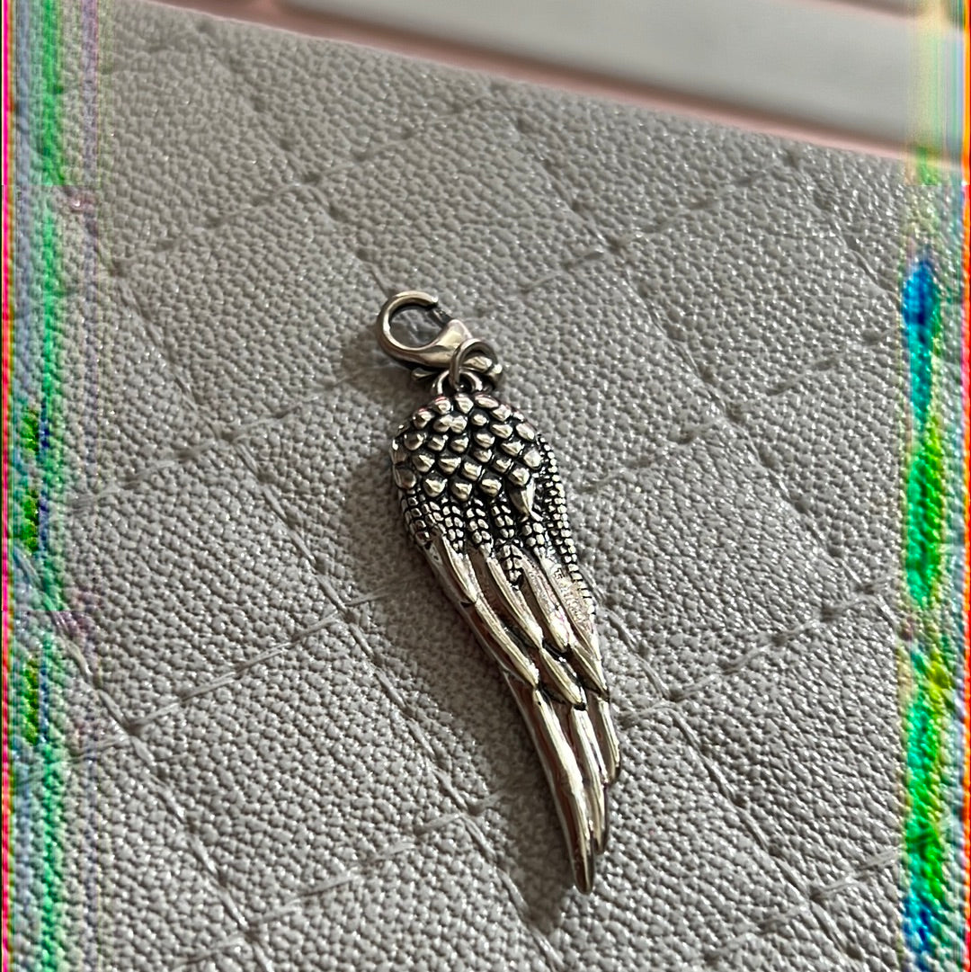 Genuine Thomas Sabo Enamel Parrot Feather Clip Charm