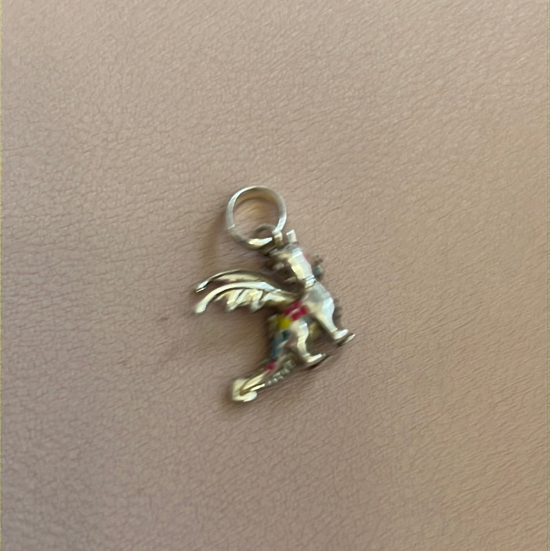 Genuine Links of London Chinese New Year Dragon Colourful Polka Dots Charm