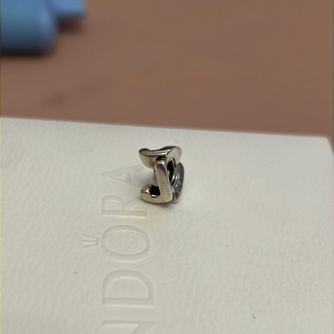 Genuine Chamilia Letter J Spacer Charm