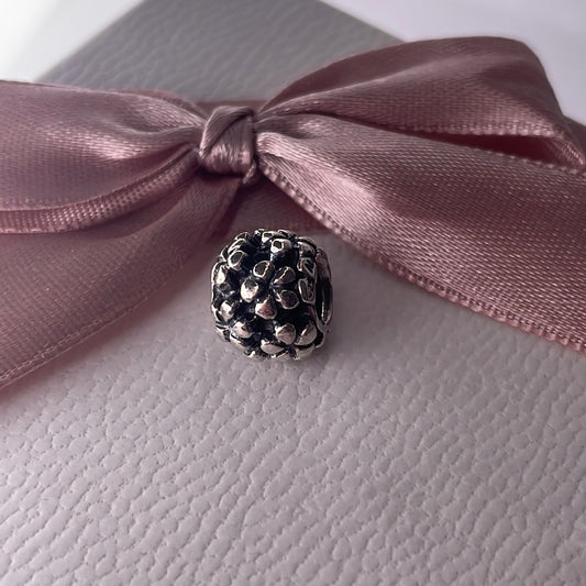 Genuine Pandora Clover Silver Version Ball Charm