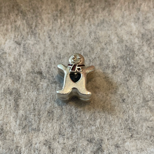 Genuine Pandora Gingerbread Man Christmas Charm