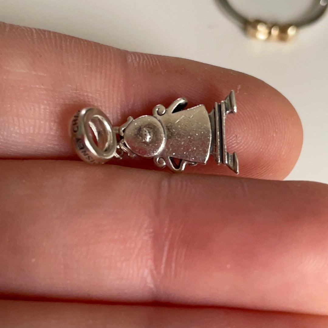 Genuine Chamilia Cogsworth Beauty and the Beast Dangle Charm