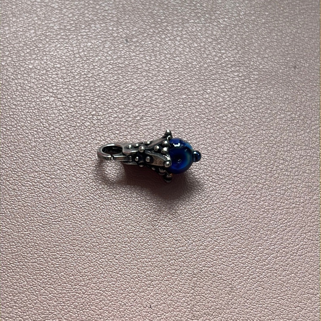 Genuine Trollbeads Feel the Rain Blue Gemstone 2015 Lock
