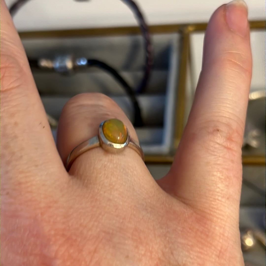 Unbranded But Beautiful Opal Ring in Size 54