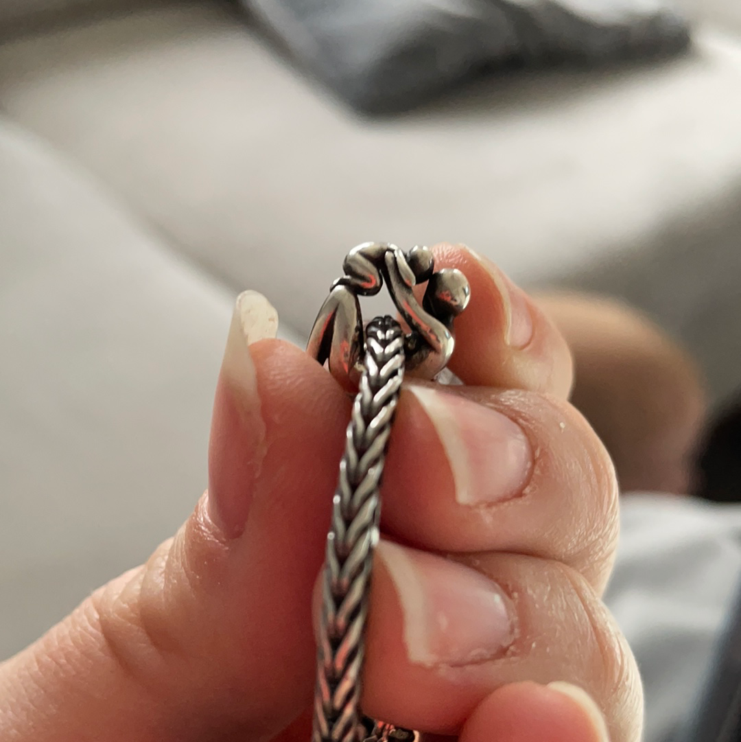 Genuine Trollbeads Maternal Love Mother and Child  Charm