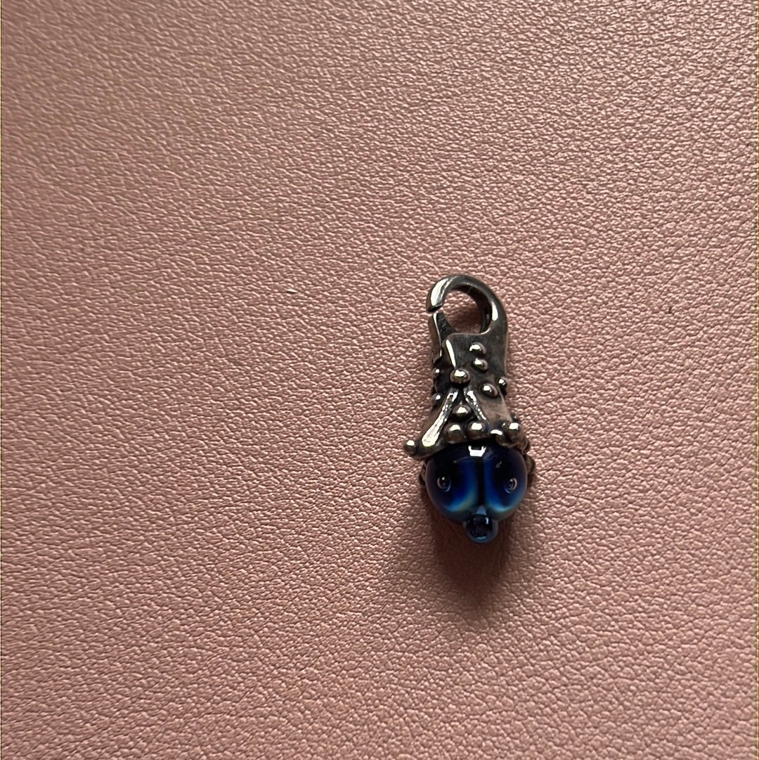 Genuine Trollbeads Feel the Rain Blue Gemstone 2015 Lock